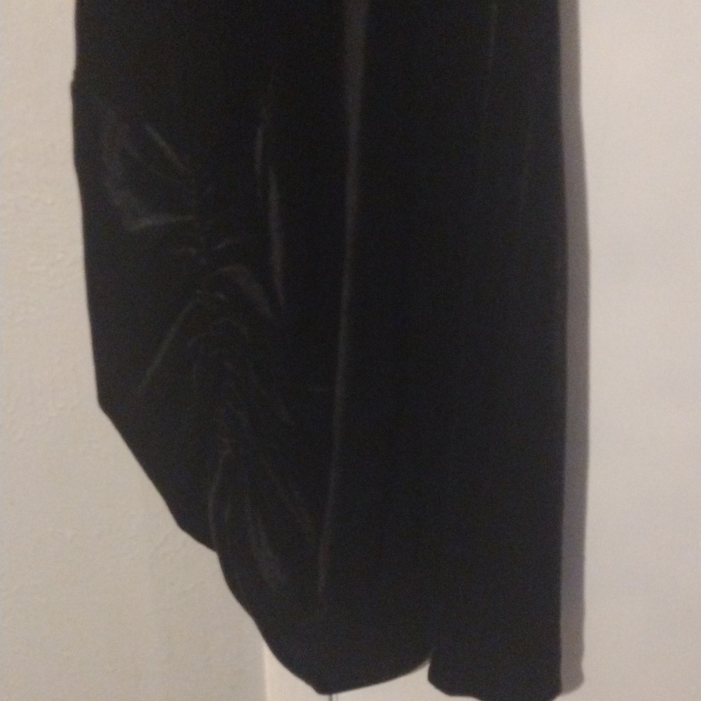 The Drop Black Mock Neck Sleeveless Asymmetrical Mini Dress XS - Picture 6 of 8